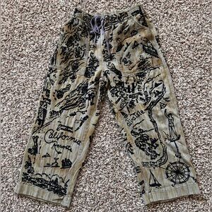 kimchi blue printed resort pant